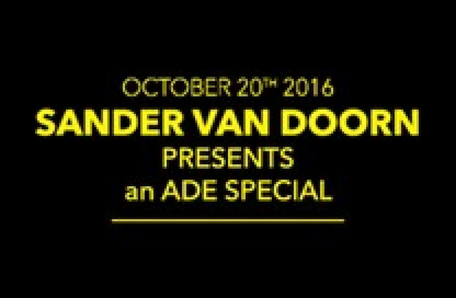 Party nieuws: Sander van Doorn pakt uit met ADE Special in Melkweg